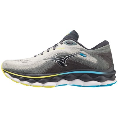 Zapatillas Para Correr Mizuno WAVE Sky 7 Hombre - Azules / Blancos / Amarillos - Chile M745KWUSGE